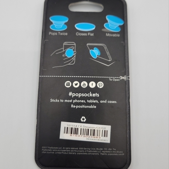 Popsockets California Dreamin Sunset Palm tree Grip & Stand - Picture 3 of 4